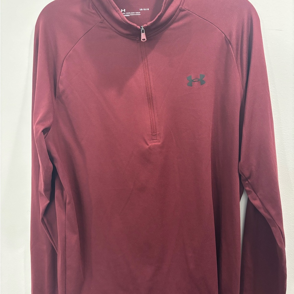 Under Armour Burgundy Half-Zip Pullover